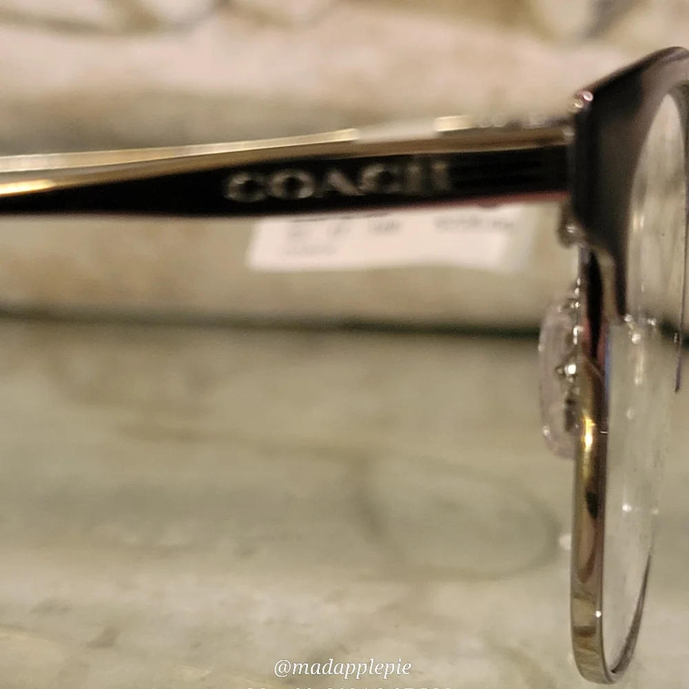 Coach HC5111 Perscription Eyeglass Frames Only Metal Cat Eye Designer #87